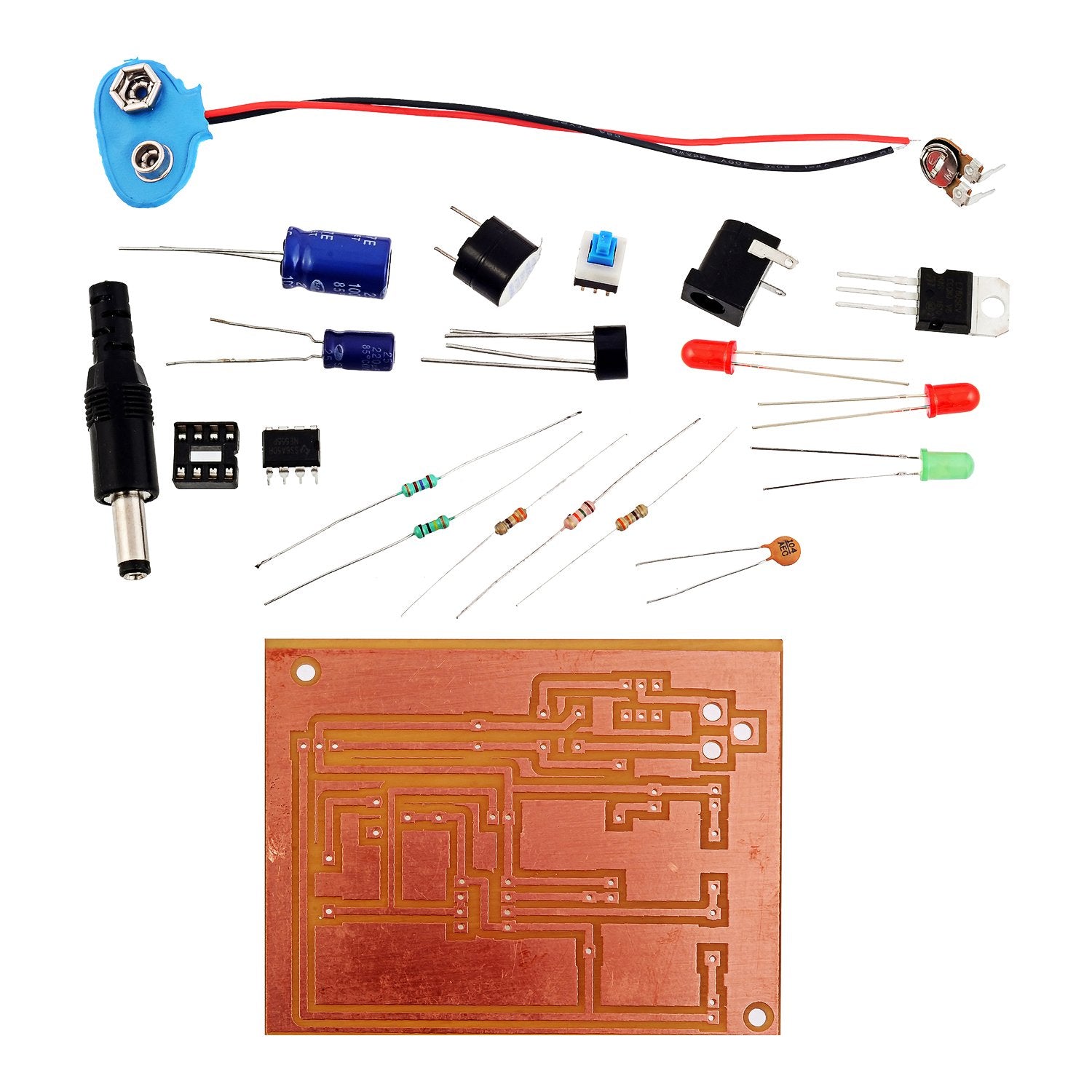 Adjustable 1-10 Minute Timer Circuit - DIY Kit