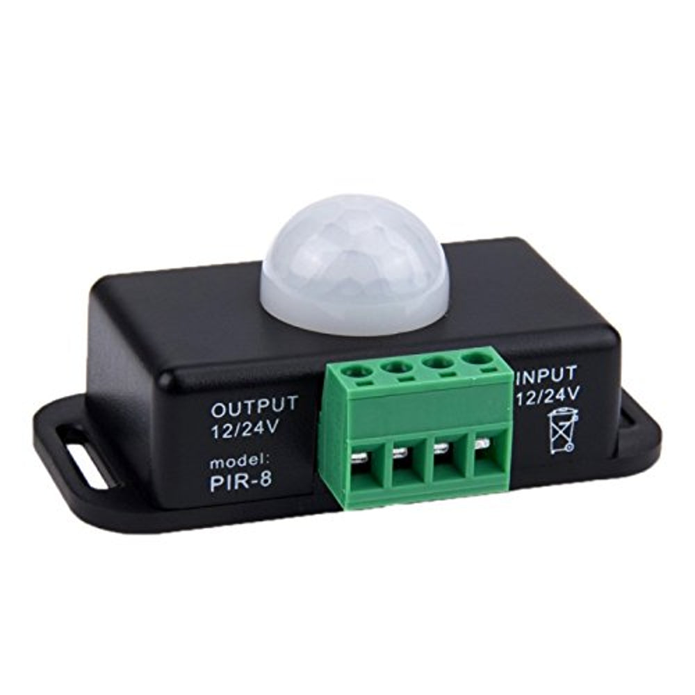 LED Sensor Point door SIMPLE (Annäherungssensor) 12V DC / 24V DC, 12V DC -  24V DC, Grau metallic, Kunststoff