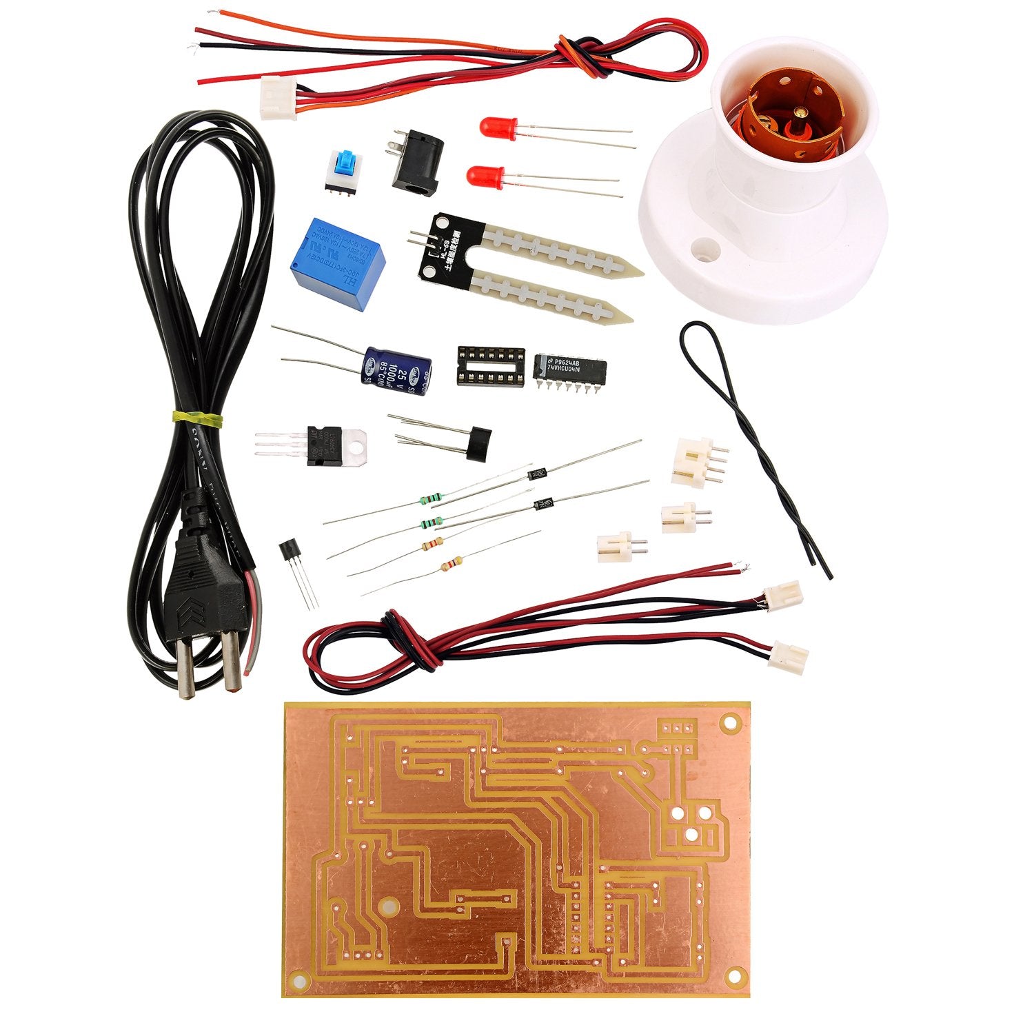 moisture sensing automatic plant watering system using 8051 Fully Automatic Plant Watering System