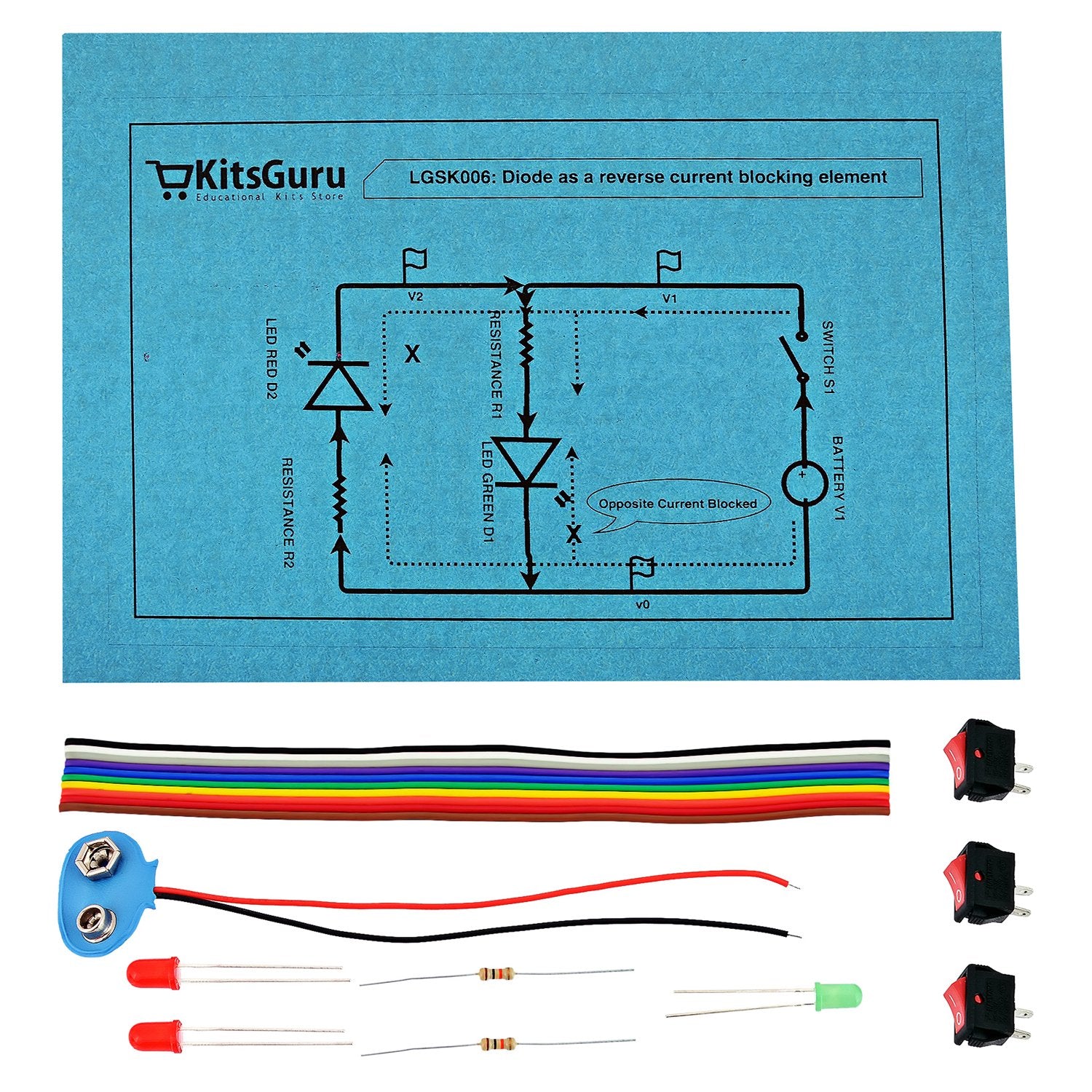 Diode as a Reverse Current Blocking Element Circuit Diagram
