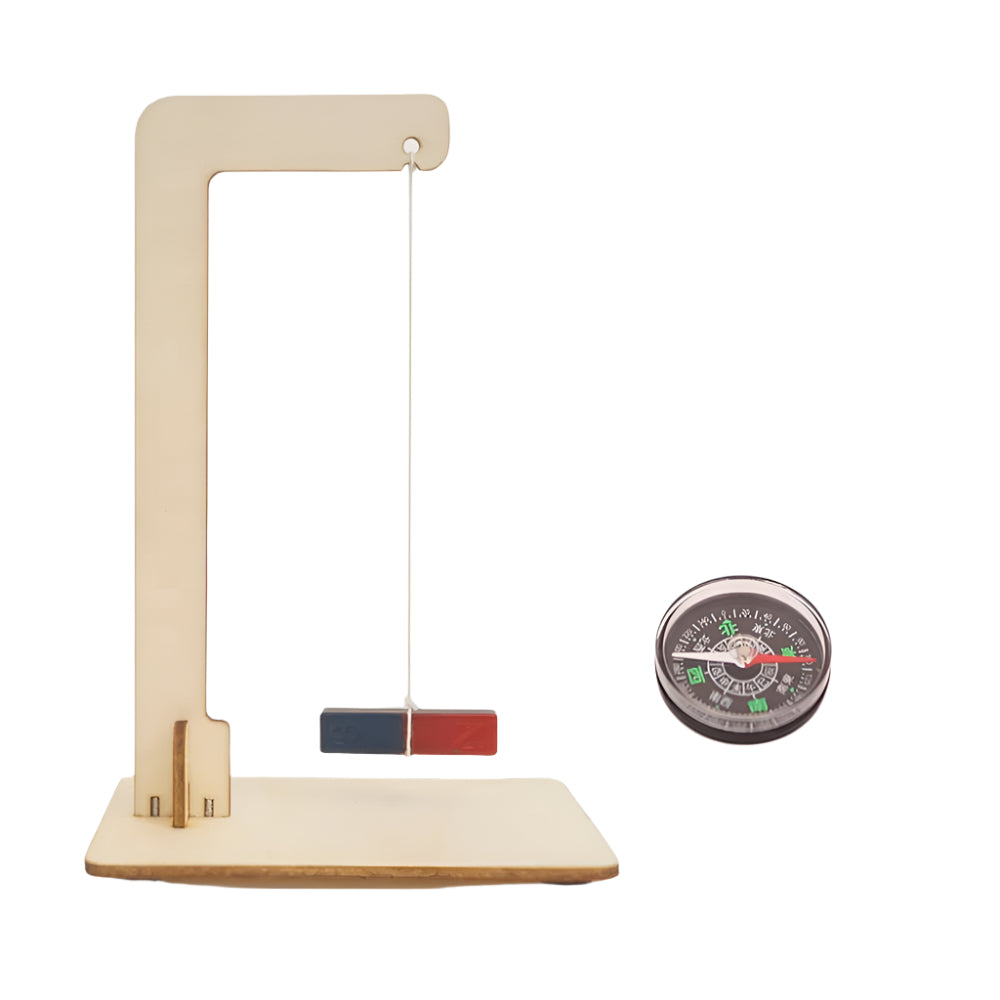 DIY STEM Mini Compass Toy for Class 9 Physics Learning
