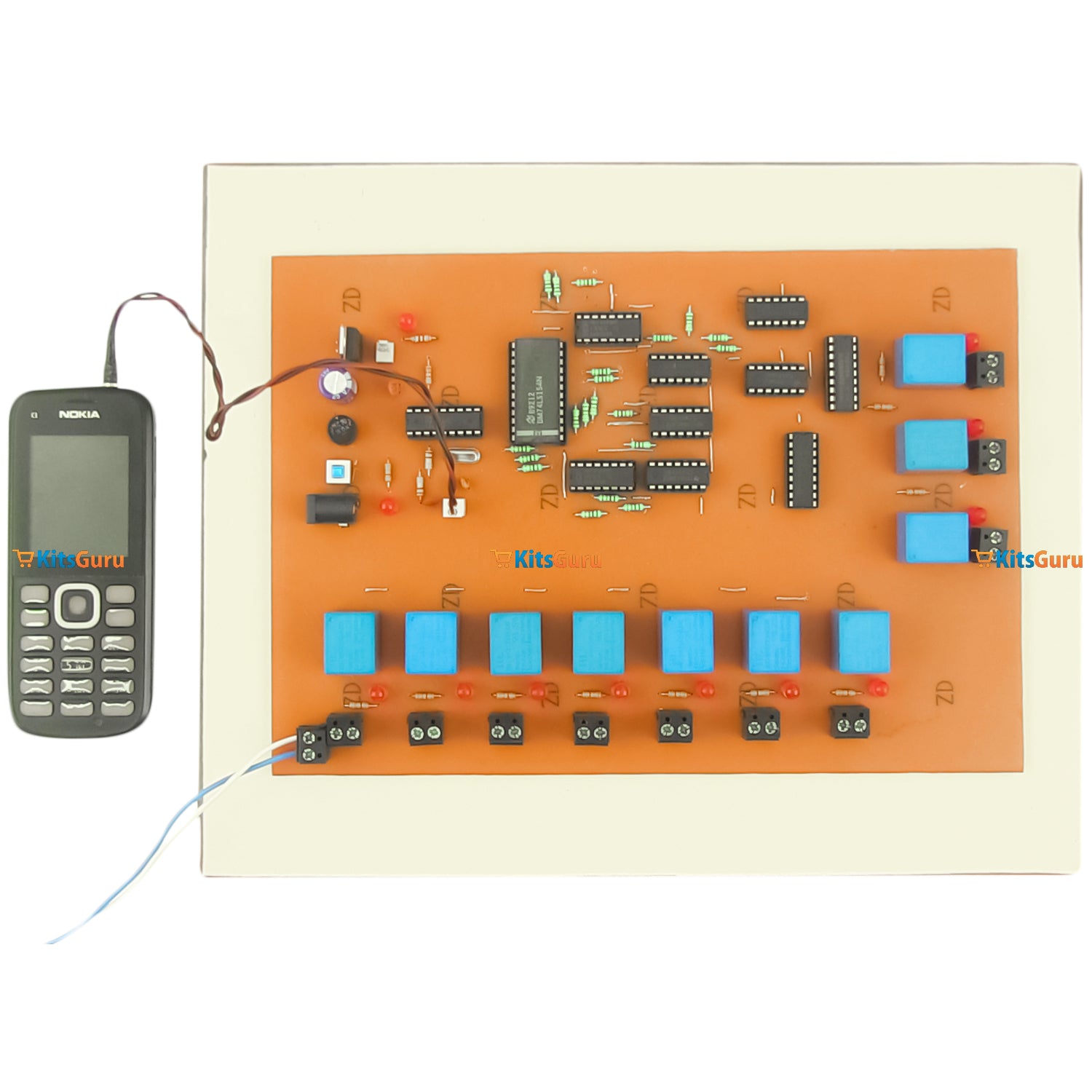 Electrical Appliances Controlling System Using Cell Phone