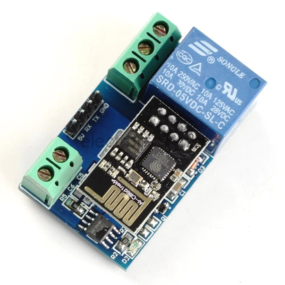 Buy ESP8266 WiFi 5V 1 Channel Relay Module in India @Kitsguru