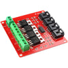 A quattro Canali 4 MOSFET inerario Button IRF540 V4.0 MOSFET Swch Module Per Arduino 502 A quattro Canali 4 MOSFET inerario Button IRF540 V4.0 MOSFET Swch Module Per Arduino 502