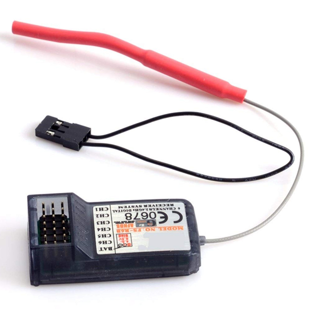 FlySky FS-R6B 2.4Ghz 6CH Receiver - Compatible Most FlySky Such as TH9X FS-CT6B FS-T6 Transmitter FlySky FS-R6B 2.4Ghz 6CH Receiver - Compatible Most FlySky Such as TH9X FS-CT6B FS-T6 Transmitter