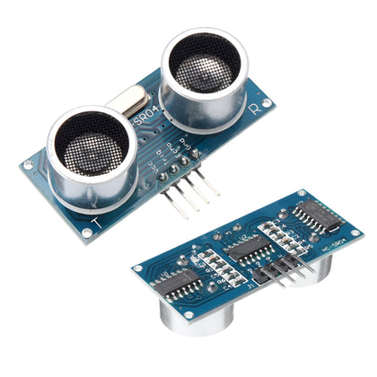 HC-SR04 ultrasonic sensor arduino module front view