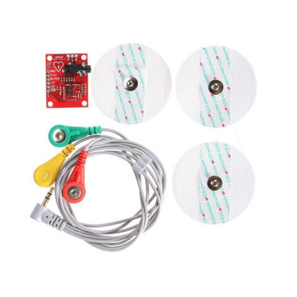 Heart Rate Monitor Kit with AD8232 ECG sensor