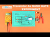 Transistor as NAND gate