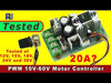 20A 10-60V DC Motor PWM Speed Regulator