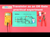 Transistor as an OR gate