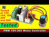 12V-36V Pulse Width PWM DC Motor Speed Regulator Controller Switch 12V 24V 3A