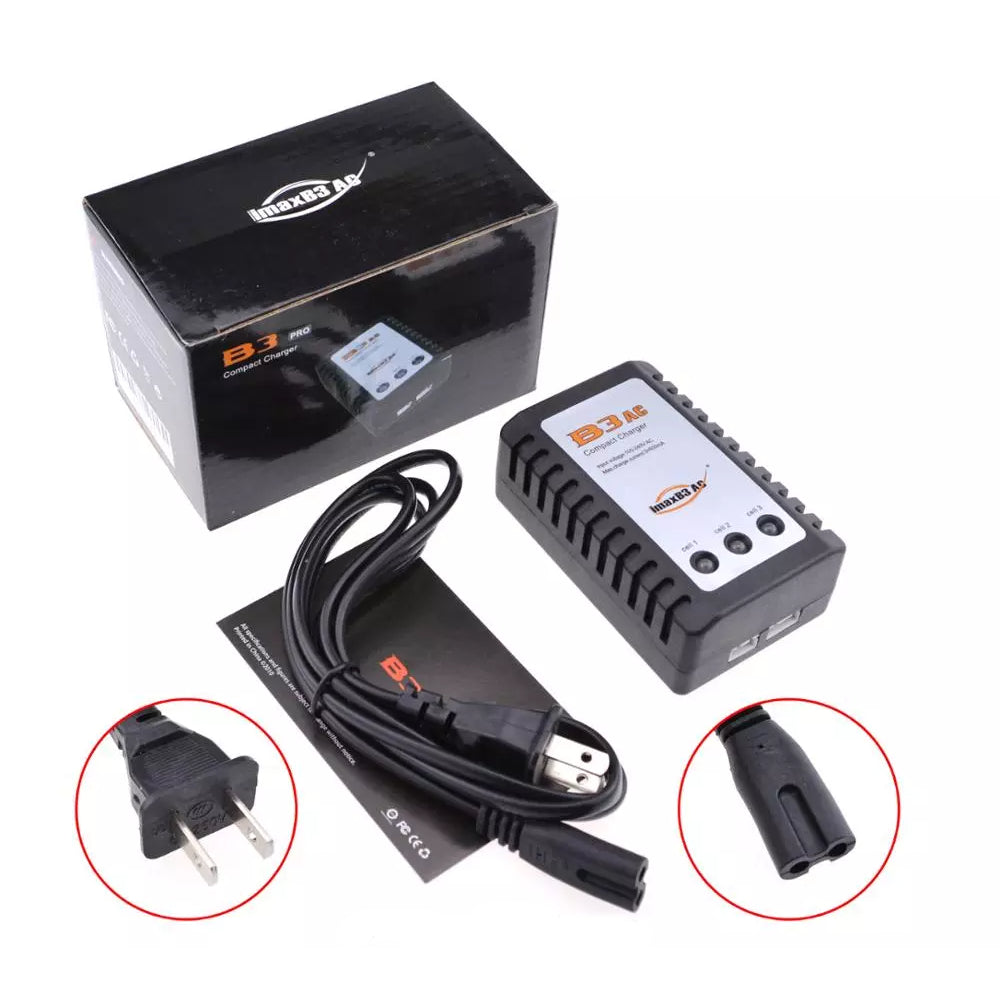 IMAX B3 Lipo Battery Balance Charger 2S 3S 110-240V For Quad US Plug @KitsGuru