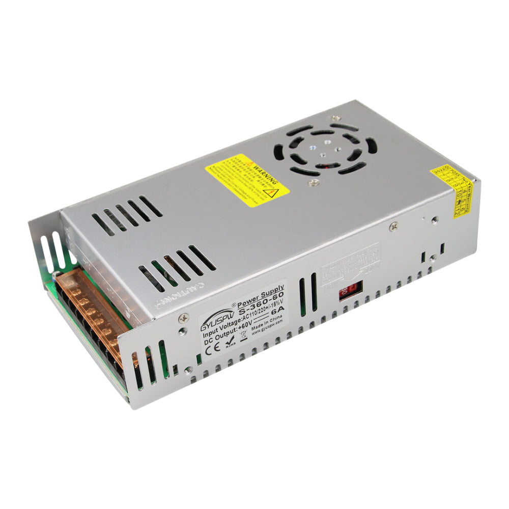 Industrial Grade AC/DC 360W Power Supply 60V/6A@ KitsGuru