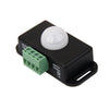 Passive infrared PIR motion sensor switch controlling LED light