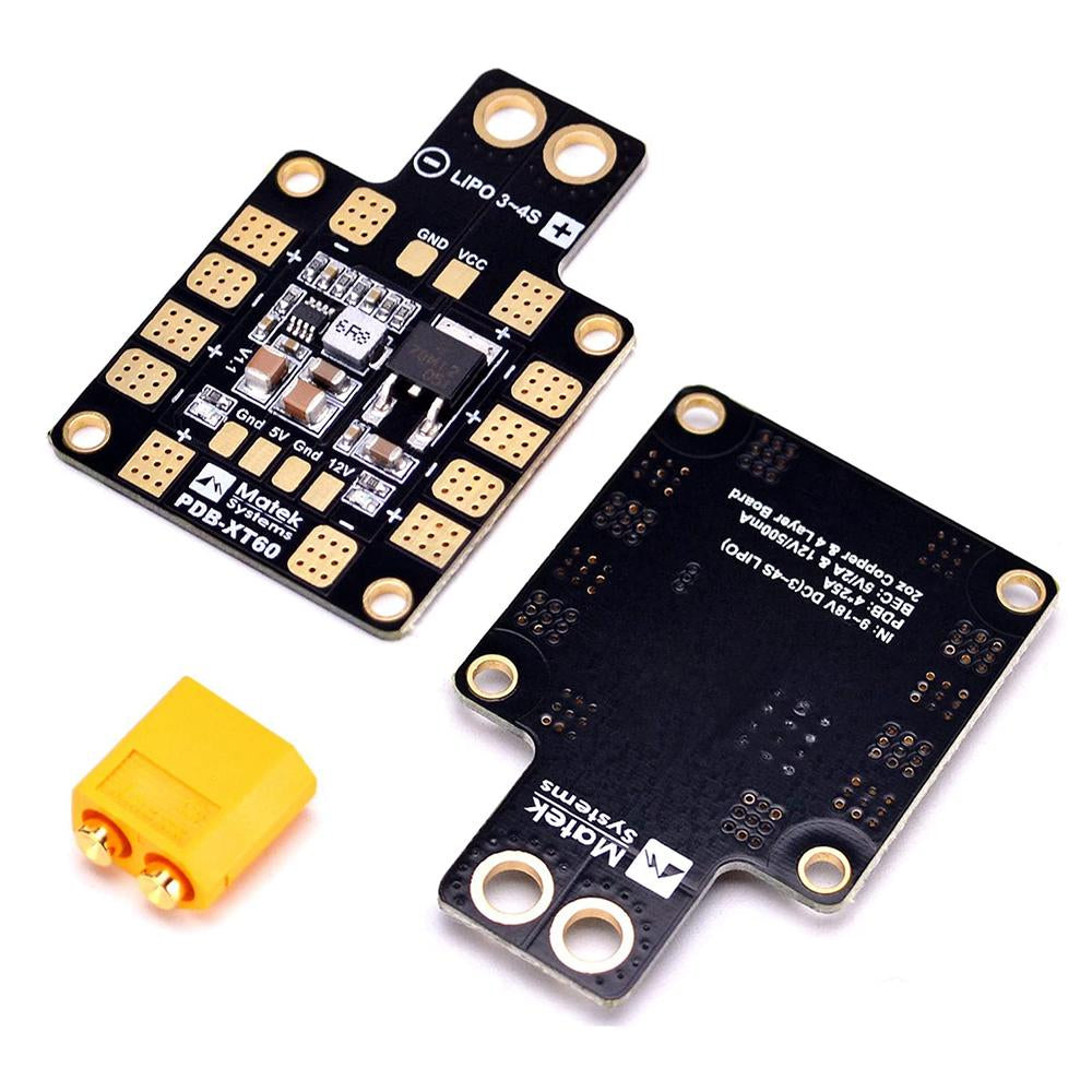 Carte De Distribution D'énergie (PDB) XT60 Avec BEC 5V/12V - Pour Drone FPV/Quadcopter - Neuf