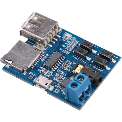 TF card U disk MP3 Format decoder board amplifier decoding audio Player module