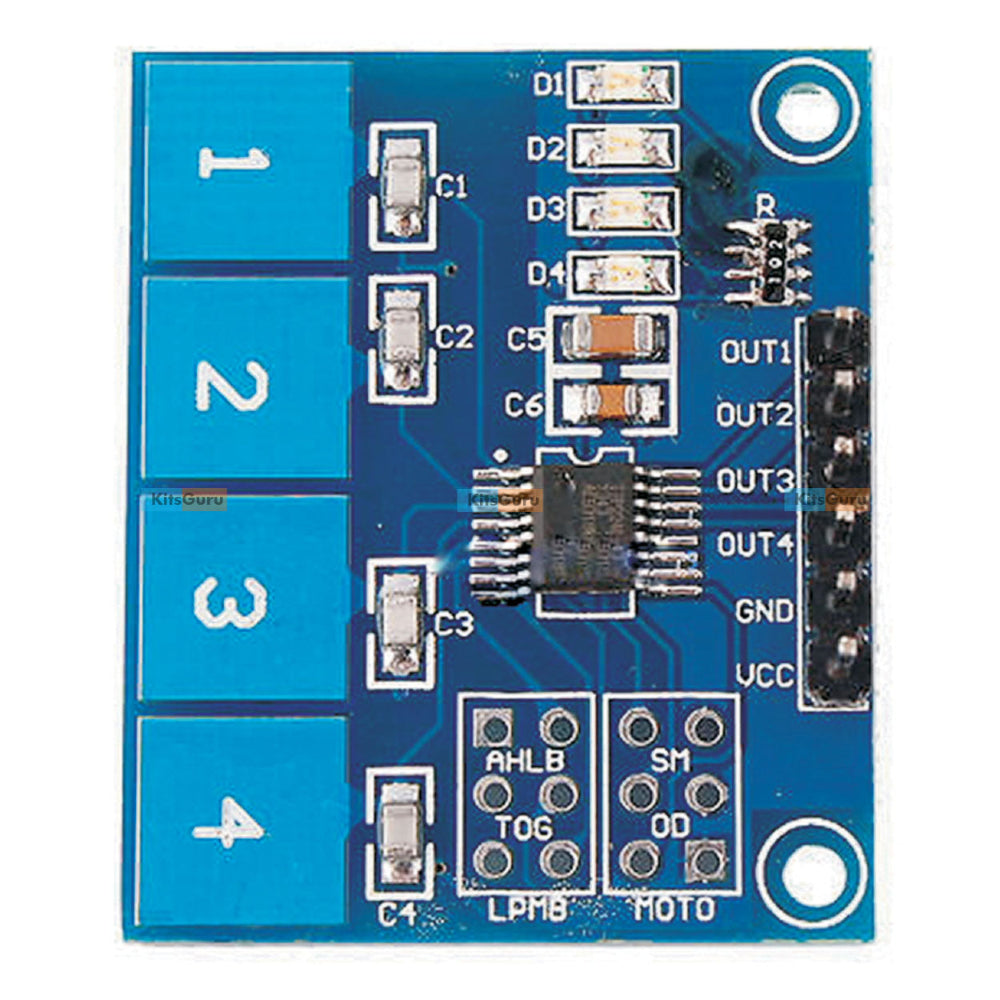 Touch Sensor Module 4pin TTP 224 Touch Sensor Module | Buy Now