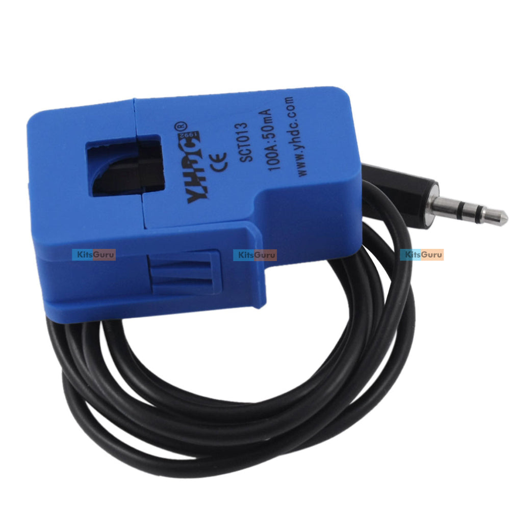 thumbnail image 2 of YHDC SCT-013-000 Non-Invasive AC Current Sensor Clamp 100A : 50mA With 3.5mm Jack 2 of 6