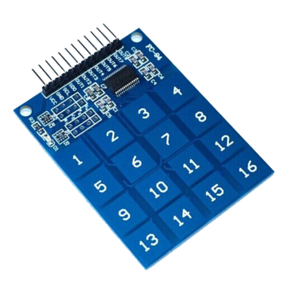 TTP229 16-Way Capacitive Touch Switch Digital keypad Module – Buy ...