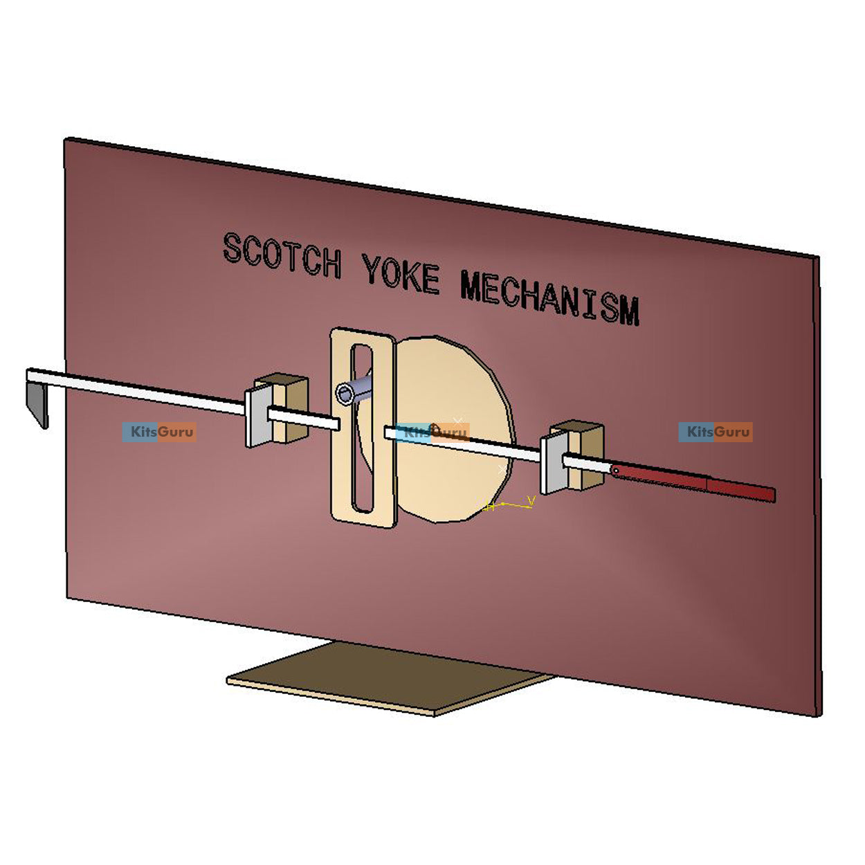 Mechanical Project : Scotch Yoke Multi Operation Machine || KitsGuru