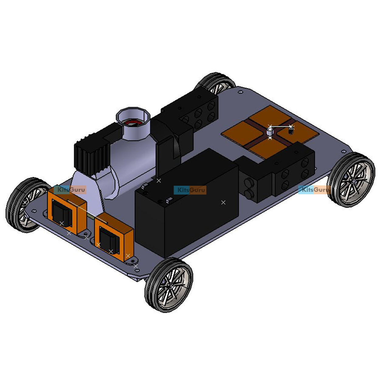 Mechanical Project : Pneumatic Car || KitsGuru