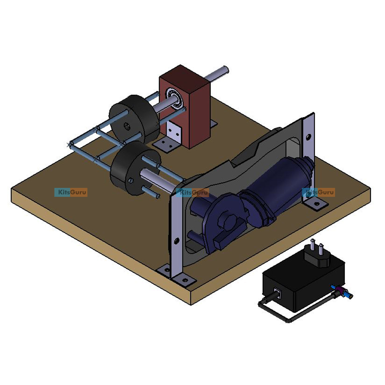 Mechanical Project : Gearless Power Transmission System || KitsGuru