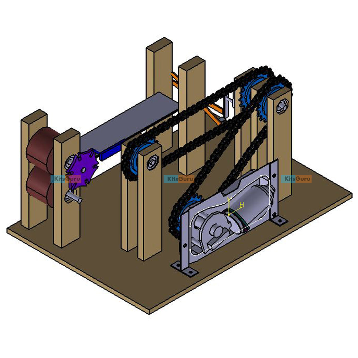 Paper Cutting Machine using Geneva Mechanism