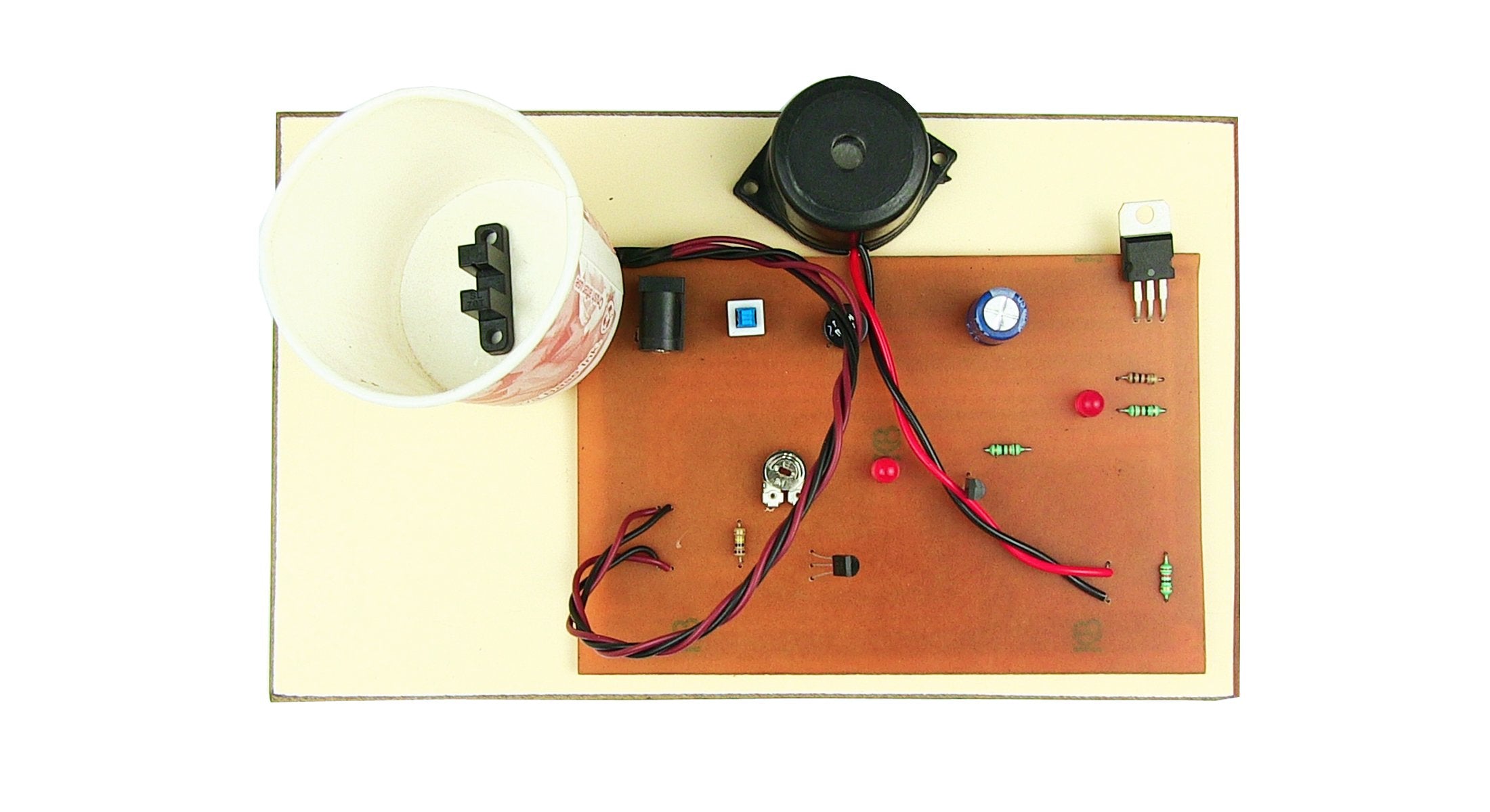 DIY Smoke Detector KIT Circuit Diagram