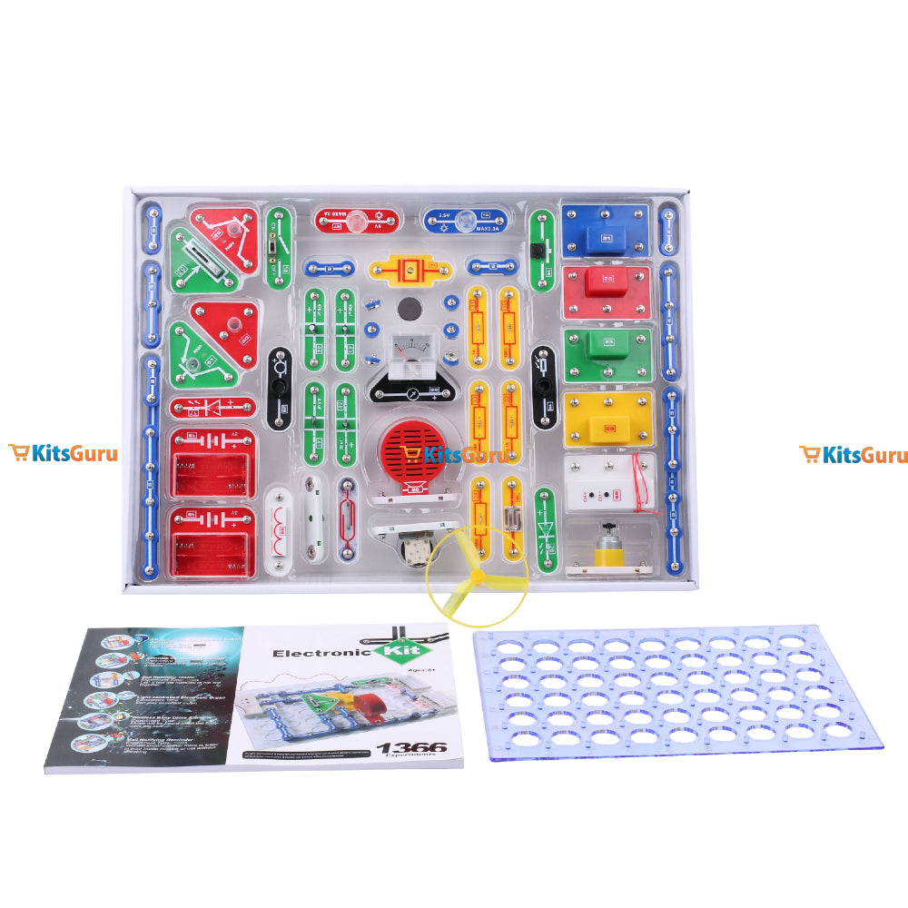 Sapient - サピエント　ジュニアボード Buy SNAP Together Electronic STEM Kit With 1366 Experiments