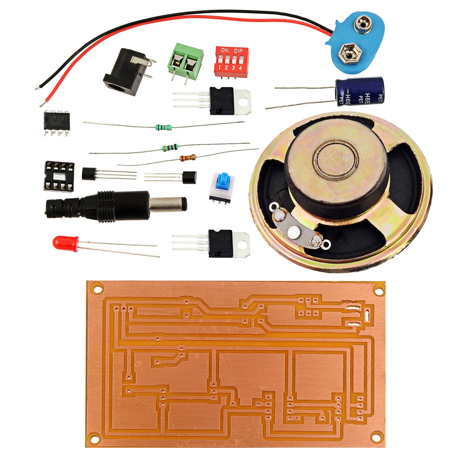 KitsGuru Sound Effect Generator Electronic Circuits DIY Kit