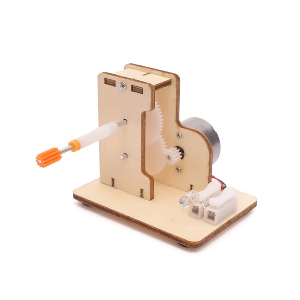 Hands On Science DIY Wooden Hand Powered Generator Kit