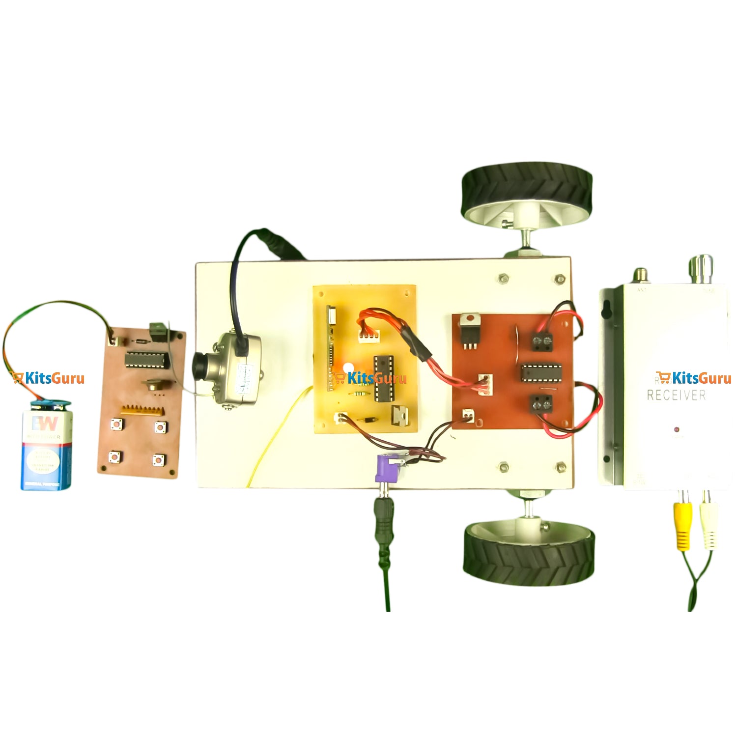 Buy Surveillance Robot (without microcontroller) Records and play video