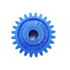Thin Plastic Spur/Pinion Gear Small - Blue - 27mm Dia - 6mm Circular Centre Hole- 24 Teeth