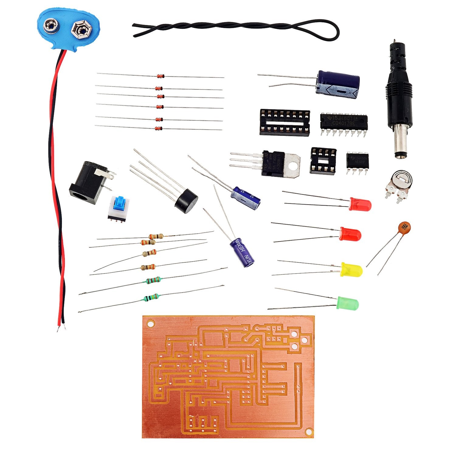 kitsguru-diy-traffic-light-controller-project-kit