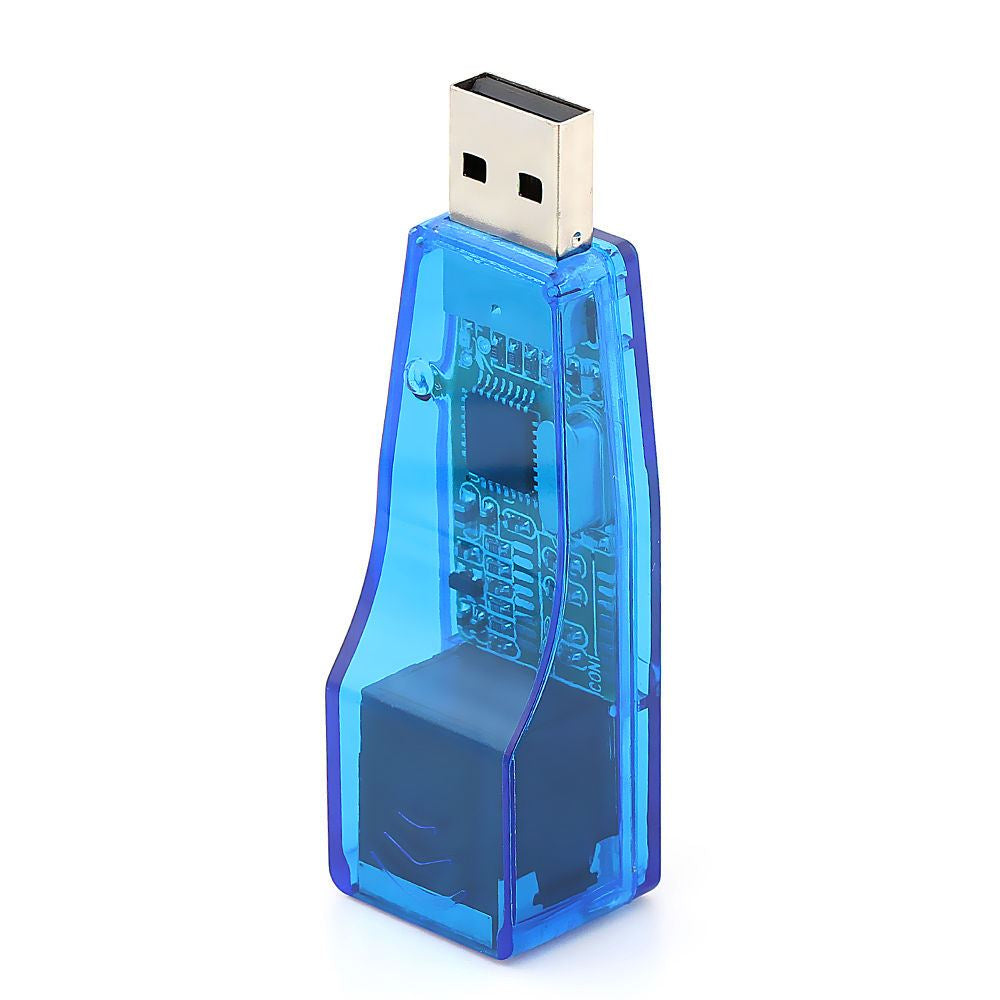 USB 2.0 To Ethernet RJ45 Adapter – 10/100Mbps Network Card For PC & Laptop