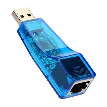 USB 2.0 To LAN RJ45 Ethernet 10/100Mbps Network Card Adapter For PC