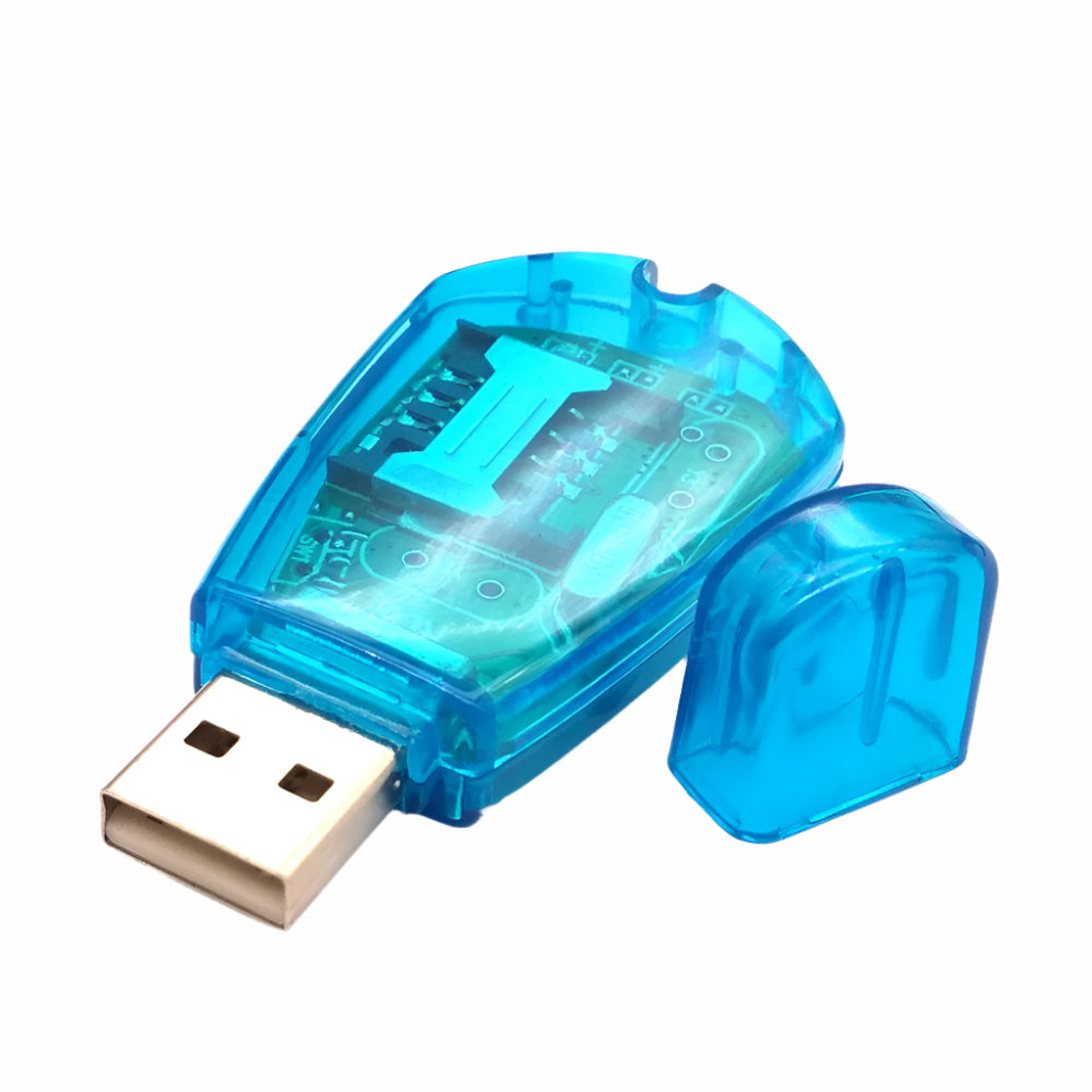 USB Cellphone Standard SIM Card Reader Copy Cloner Writer SMS Backup ...